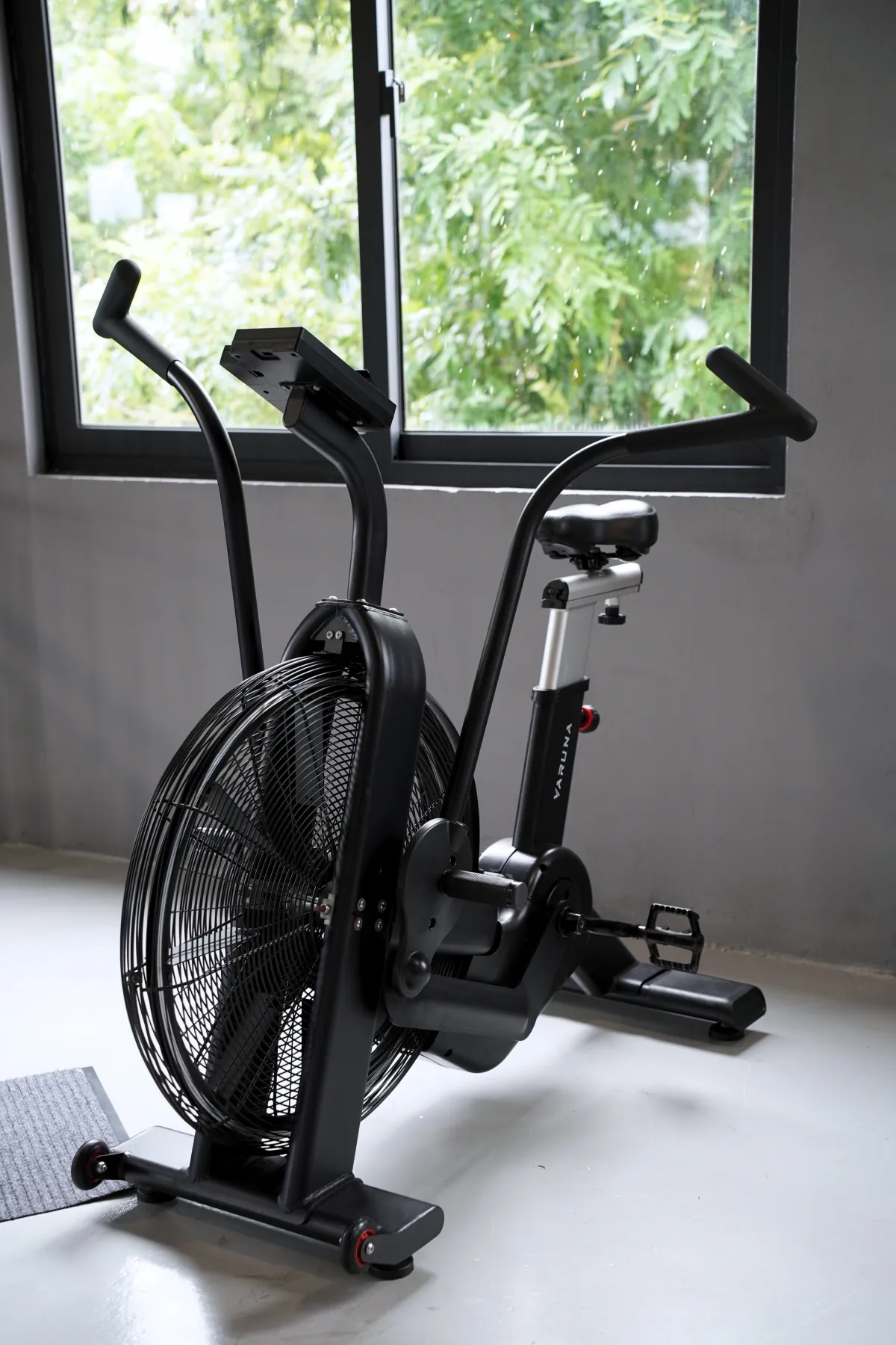 Assault bike on the LEGION IX training floor