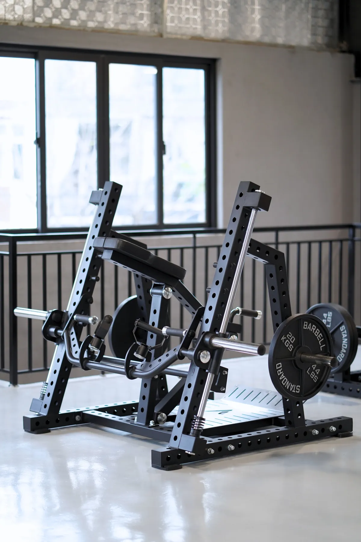 Chest-supported row machine on the LEGION IX training floor