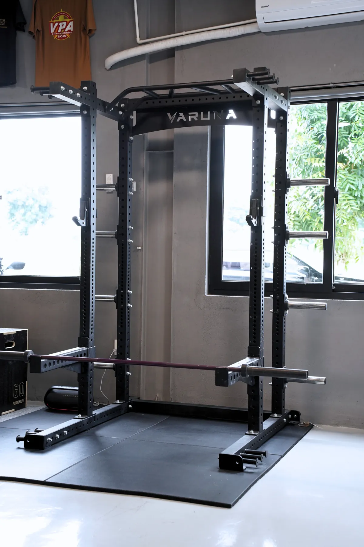 Half rack on the LEGION IX training floor