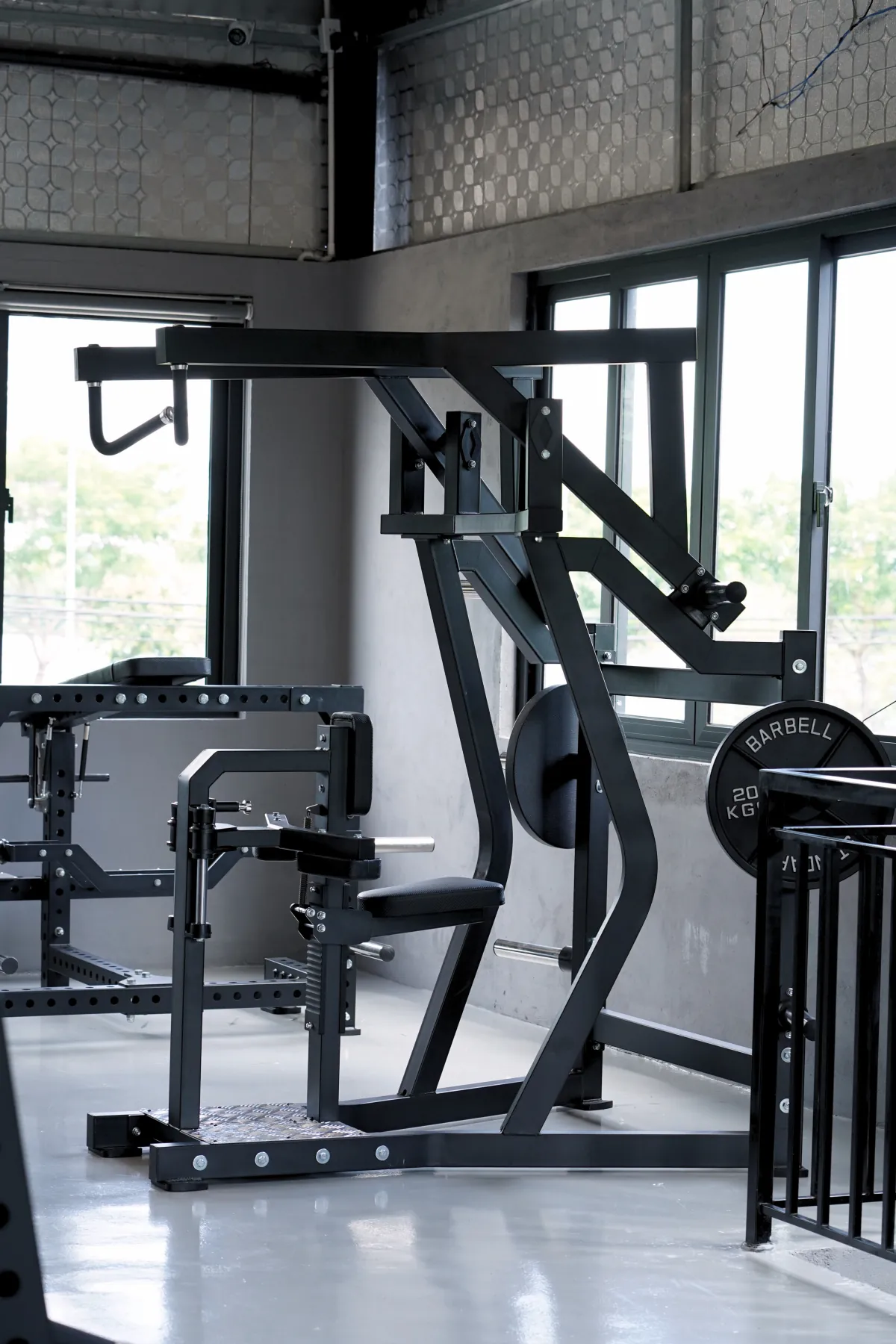 High row machine on the LEGION IX training floor