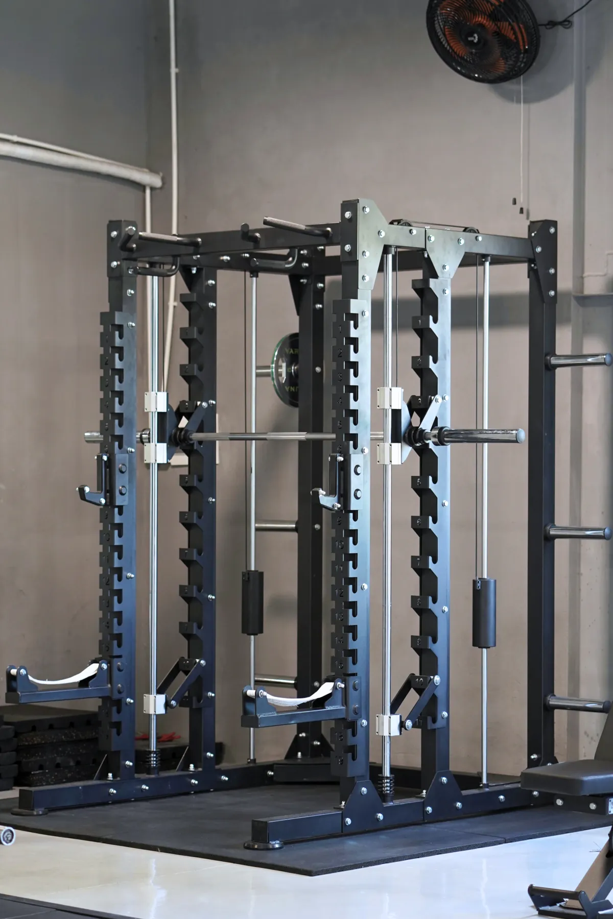 Smith rack on the LEGION IX training floor