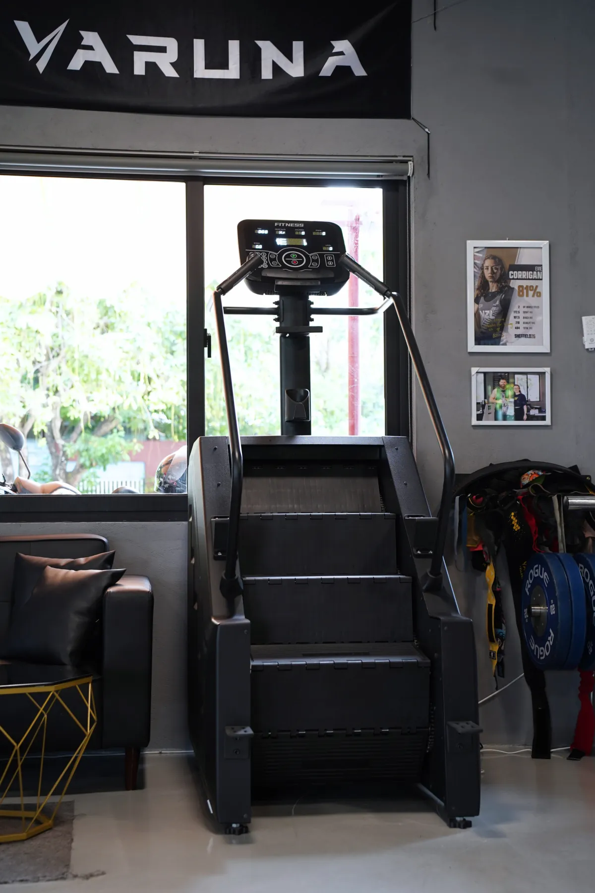 Stair climber on the LEGION IX training floor